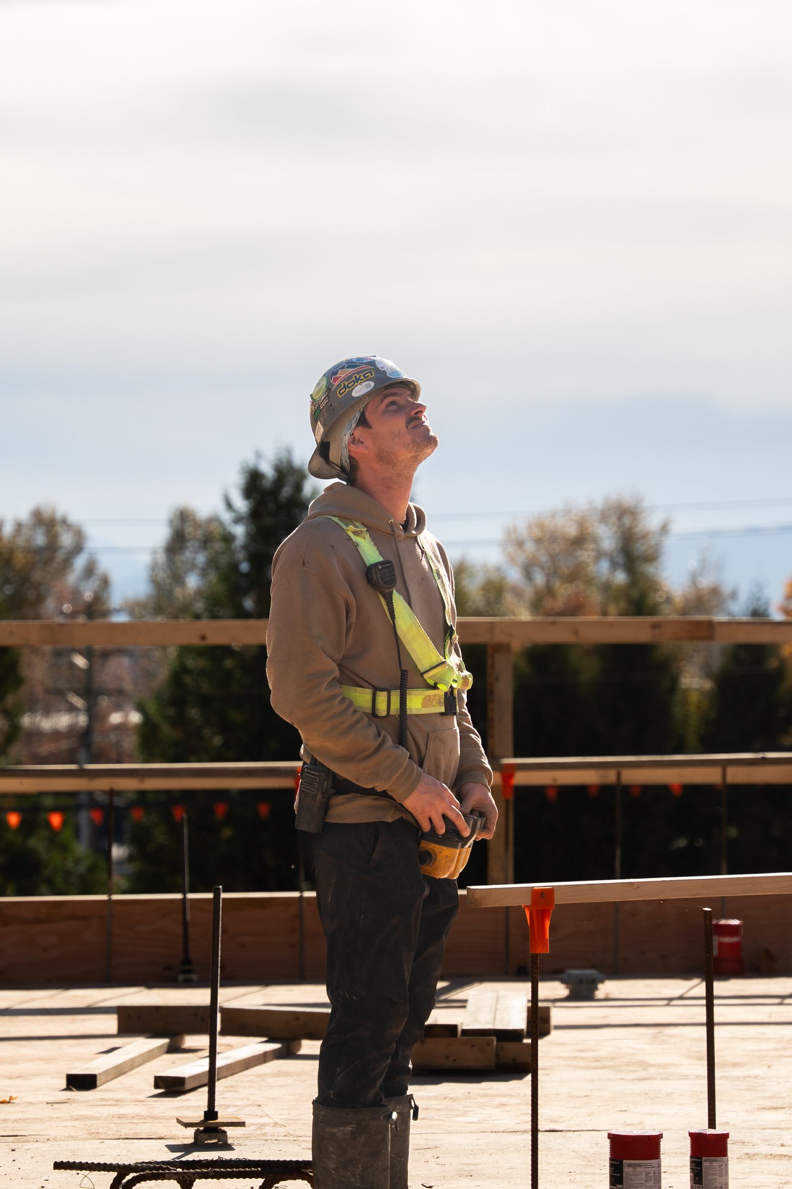 BC Legacy site superintendent on an active Metro Vancouver construction site